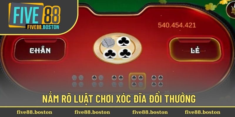 Nắm rõ luật chơi xóc đĩa đổi thưởng